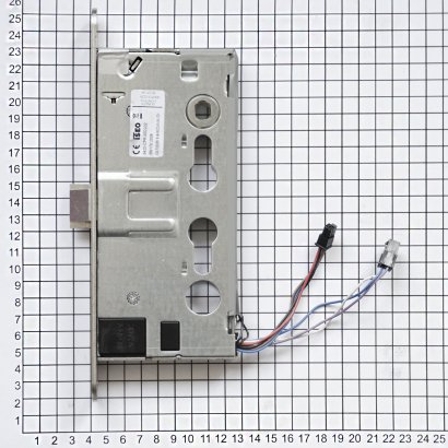 Замок дверной огнестойкий соленоидный DOORLOCK 1901EM, антипаник,  нержавеющая сталь