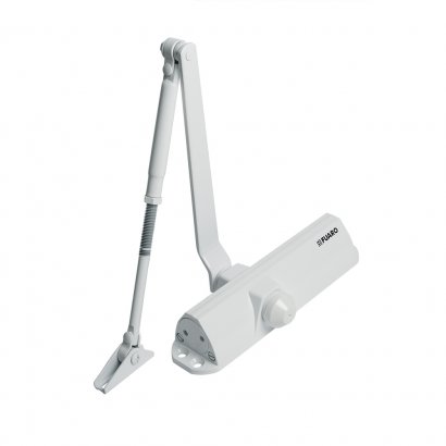 Доводчик дверной DC20-4/TS-68 Hold Open WH до 85 кг (белый)