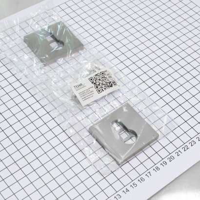 Ключевина под цилиндр DOORLOCK ES02/S/С Slim MBSN, матовый никель