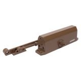 АЛЛЮР Доводчик дверной COMFORT ДД 208/4-6 A-C (до 140 кг) коричневый RAL8024, морозостойкий