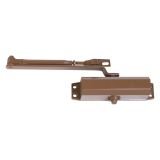 АЛЛЮР Доводчик дверной COMFORT ДД 165/3-4 A-C (до 100 кг) коричневый RAL8024, морозостойкий