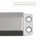 АЛЛЮР Доводчик дверной COMFORT ДД 168/3-5 A-S (до 120 кг) серебро RAL9006, морозостойкий