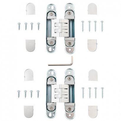 Петля врезная скрытой установки Apecs 135*27/130*27-3D-SL (R13,5)