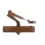 АЛЛЮР Доводчик дверной COMFORT ДД 229/5-7 A-C (до 150 кг) коричневый RAL8024, морозостойкий