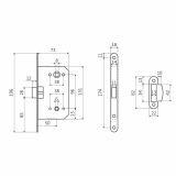 АЛЛЮР АРТ 5300-P-WC CP хром B2B пакет Защёлка