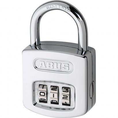 Навесной замок кодовый ABUS 160/40, полированный хром