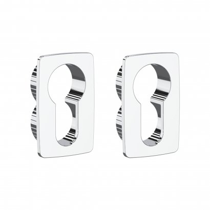 Накладка под цилиндр ET.K.EL.Q27 CP-8 хром