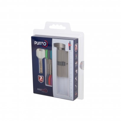 Цилиндровый механизм MaxPro7002Knob80mm(45+10+25) SN никель 7key с вертушкой 