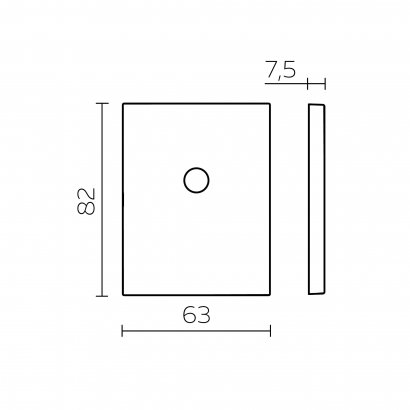 Накладка на шток цилиндра ESC.O.TRG/K.486 SSC-16 сатин хром (1шт.)