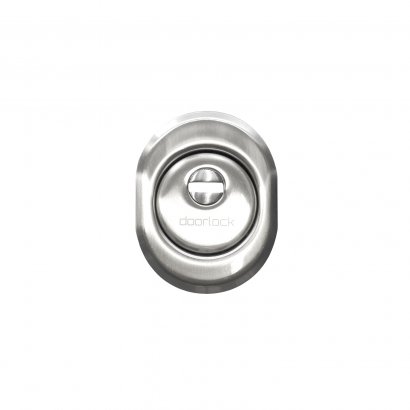 Броненакладка на цилиндровый механизм DOORLOCK PRO5417/20, защитная врезная, чёрная