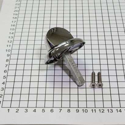 Поворотная кнопка DOORLOCK TK07/P, 8*8 мм, 45 мм, полированный хром