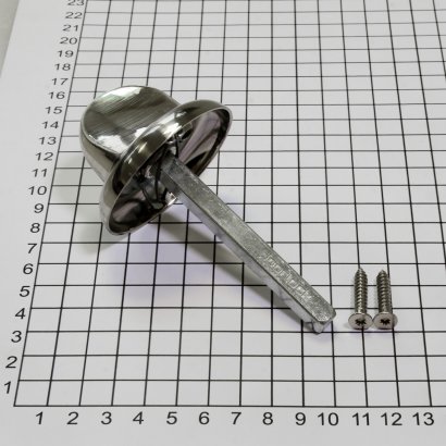 Поворотная кнопка DOORLOCK TK07, 8*8 мм, 75 мм, матовый никель