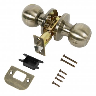 Ручка защелка DK672/BL AB-PS (без фик.) бронза