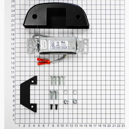 Защелка дверная электромеханическая для накладной антипаники DOORLOCK PD900 черная