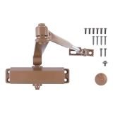 АЛЛЮР Доводчик дверной COMFORT(КОМФОРТ) ДД 132/2-3 A-С (до80 кг) коричн. RAL8024 морозостойкий