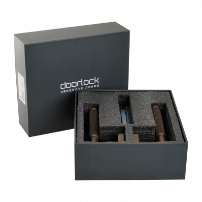 Ручка дверная DOORLOCK Oxford M046, темная бронза