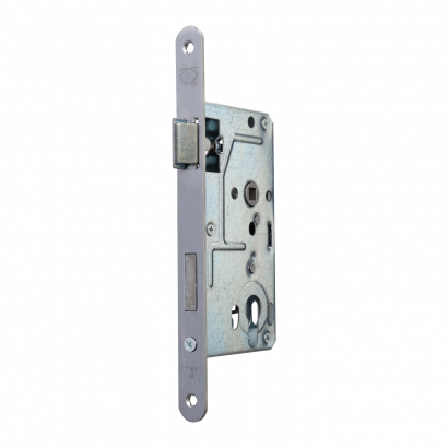 Замок дверной DOORLOCK 402, цилиндровый, матовый хром