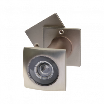 Глазок DOORLOCK VA16S/50-85mm/180°,  квадратный, матовый никель