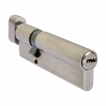 Цилиндровый механизм DOORLOCK V K2300AB N серия Variant, никелированный, 70x30мм, 5 перф.ключей
