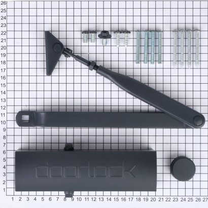 Дверной доводчик DOORLOCK DL100 EN 3/4 графит
