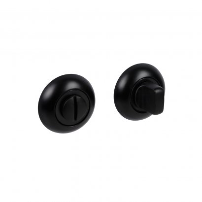 Поворотная кнопка DOORLOCK TK06/R/WC Black черная, шток 6мм