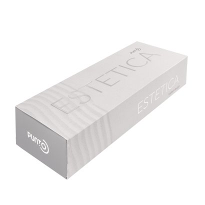 Ручка раздельная K.EST.Q52.SHADE SSC/WH-16 сатинированный хром/белый