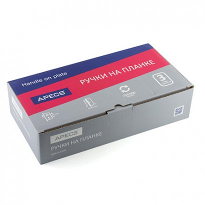 Ручки на планке Apecs HP-85.0423-BLM