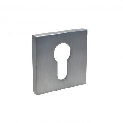 Ключевина под цилиндр DOORLOCK ES02/S/С Slim SC, матовый хром