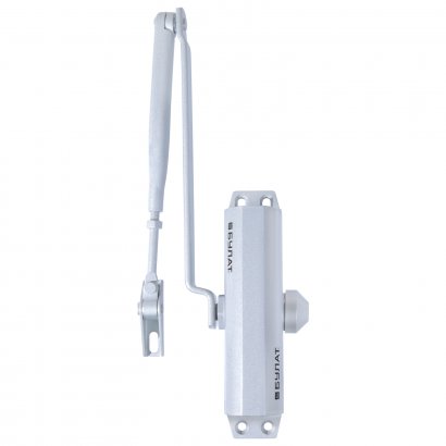 БУЛАТ Доводчик дверной ARCTIC (АРКТИК) ДД 502/4 DA-S (60-120 кг) серебро, морозостойкий