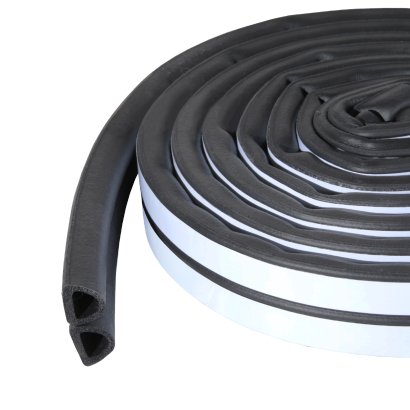 Уплотнитель СТАНДАРТ D 14*12 ПАКЕТ 6 м. (3+3) черный (20)