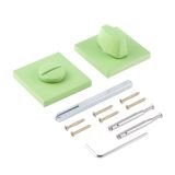 Сантехническая завертка к ручкам АЛЛЮР АРТ КОЛОР BK-S2 LG(C6210) салатовый