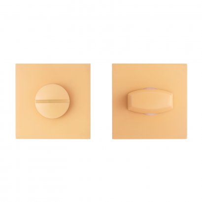 Сантехническая завертка к ручкам АЛЛЮР АРТ КОЛОР BK-S2 LY(C6200) песочный