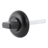 Поворотник СТАНДАРТ P-SLBK8 BL квадрат 8 мм матовый черный