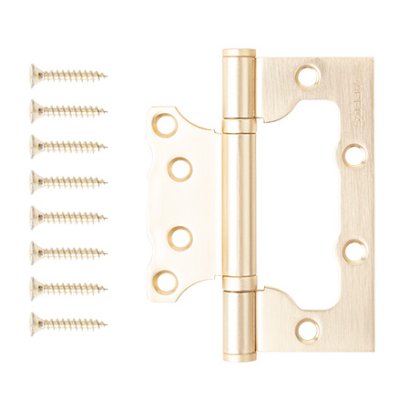 Петля накладная Apecs 100*75*2,5-B2-Steel-GMS