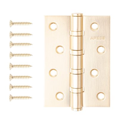 Петля врезная Apecs 100*70-B4-Steel-GMS