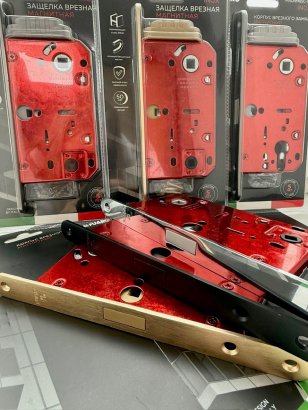 Корпус врезного замка MAGNM85C-50/BL INOX GR-23 графит (блистер)