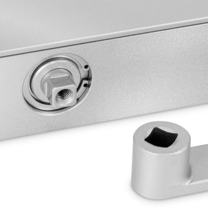 Дверной доводчик NOTEDO DC-045-155 SL+HO+DA+BC PRO, серебро