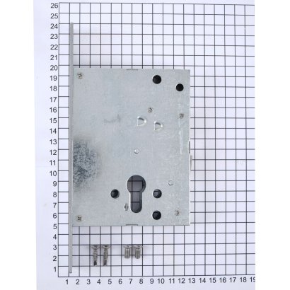 Замок дверной DOORLOCK 9257С, цилиндровый, хромированный