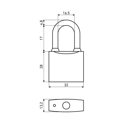 АЛЛЮР ВС1Ч-330 d5мм полимер 5кл. Замок навесной
