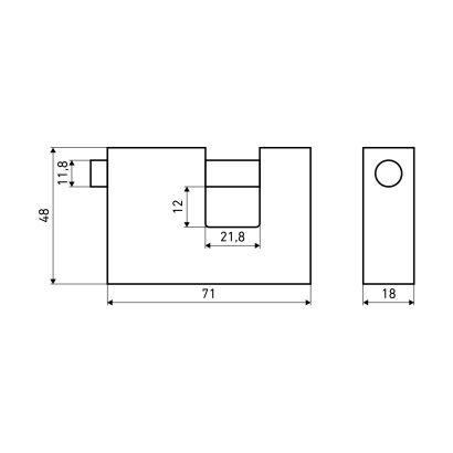 АЛЛЮР  ВС1Ч-770 d12мм Замок навесной
