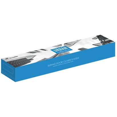 Доводчик дверной со скользящей тягой DCSLIDER45 BL (черный)