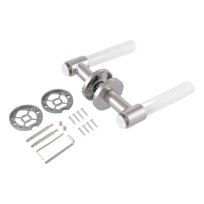 АЛЛЮР "ALBION" (АЛЬБИОН) SN/TR (54824) мат.никель Комплект ручек