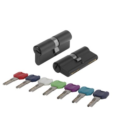 Цилиндровый механизм MaxPro7000Key60mm(25+10+25) BL черный 7key 