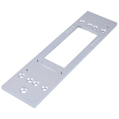 БУЛАТ Монтажная пластина МП-01(135х25х44) серебро для доводчика ДД812/5, ДД802/5