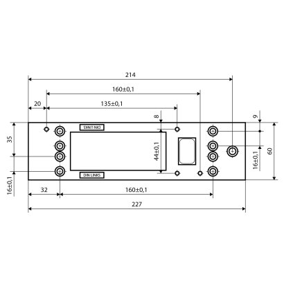 БУЛАТ Монтажная пластина МП-01(135х25х44) серебро для доводчика ДД812/5, ДД802/5