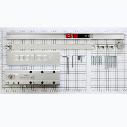Дверной доводчик DOORLOCK DL340S/N EN 1-4 серебристый