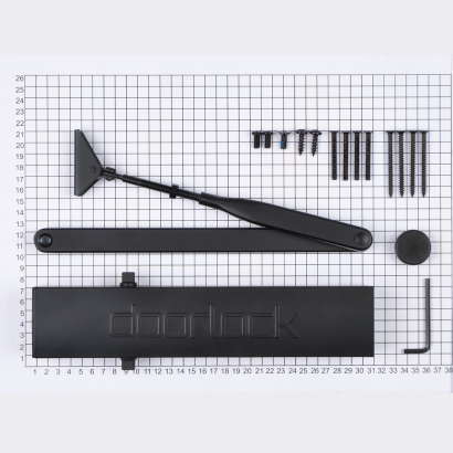 Доводчик DOORLOCK DL400 BC DA EN 3-7 черный