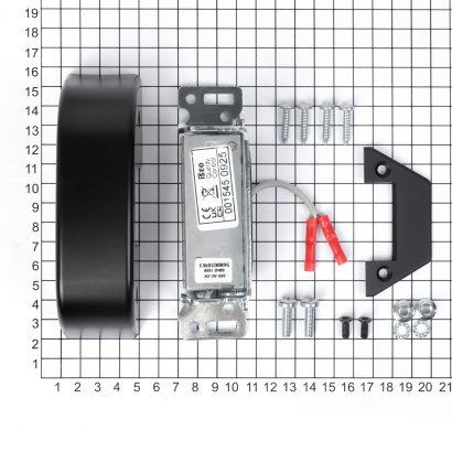 Защелка дверная электромеханическая для накладной антипаники DOORLOCK PD900, 24VDC черная