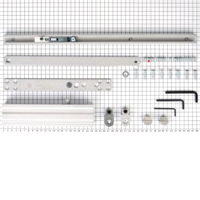 Дверной доводчик DOORLOCK DL710ITS усилие 3 Серебристый с фиксацией в открытом положении