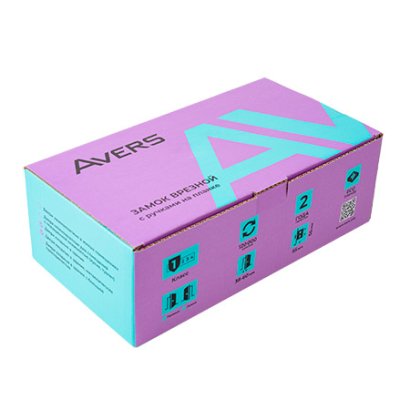 Замок врезной Avers R5517-BR